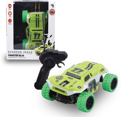 Magic-on-Wheels Monster Baja Truck RC Car Green|360° Rotating Off-Road|Kids 6+|OutdoorAllTerrain
