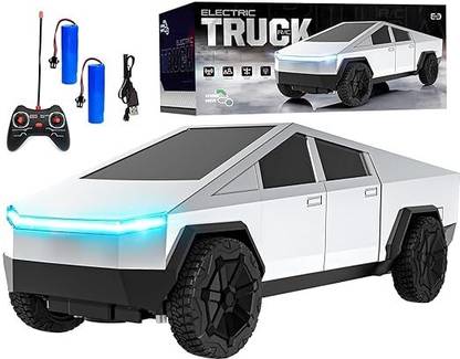 ThePampam RC Cybertruck, 2.4GHz Remote Control Car, LED Lights, Off