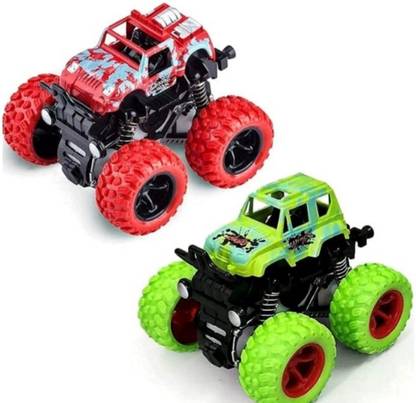 gazzet 4 Set Of Mini Monster Truck Cars With Entertainment Kids