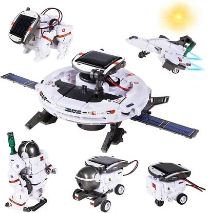 VIDGY Space Solar Robot STEM 6 in 1 Kit Toys Science Kits 120 Pcs Building Experiments