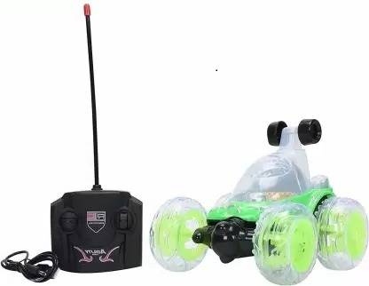 Tenmar Best Stunt Car 360° Twisting Remote Control for Kids Music ,Lights_172