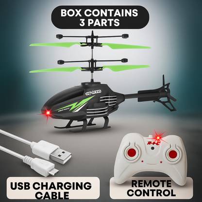 Vezimon Remote Control, RC Rechargable Flying Helicopter