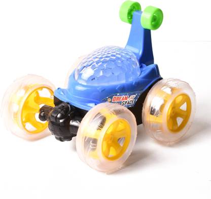 Braintastic Dream Space Remote Control Acrobatic 360 Degree Stunt RC Car Light Music Toys