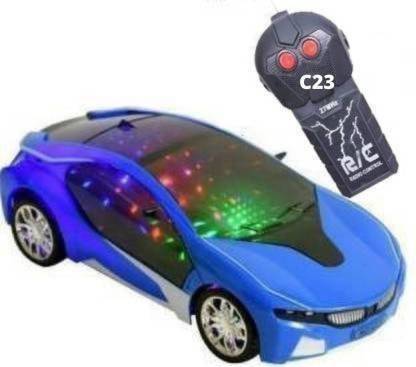 XALTO Wireless Remote Control Fast Modern Car With 3D Light CAR_RC_BLU23