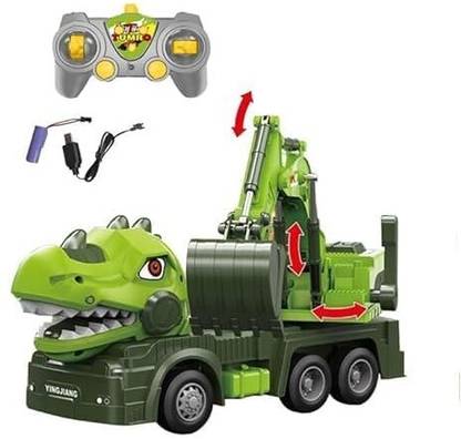 DJ ANTIQUE 1:14 RC Stunt JCB 360 Dinosaur Shell Engineer Digger Machine Model