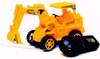 wesoulgifts All-Terrain Hercules JCB Remote Control Excavator & Bulldozer Toy for Kids