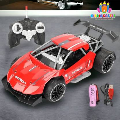 किडी कैसल Moka Cool Racing Car 1:16 Scale with Chargeable Batteries