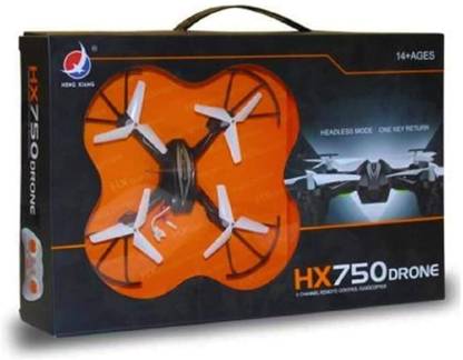 REETI HX-750 Remote Controlled Drone with Unbreakable Blades for Kids (Without Camera)