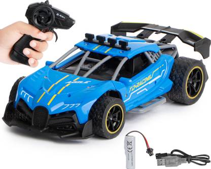 FIDDLERZ Remote Control Car Rechargeable Battery For Kids RC Car Vehicle Toy - Blue