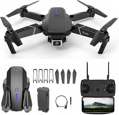 RECTITUDE Drone Wide Angle Lens Optical Flow Positioning with 1800Mah Battery WiFi FPV 4 Drone