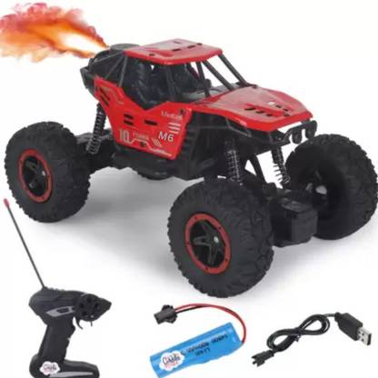 Tenmar Smoke Controlled Rock Crawler RC Monster Truck RED6R