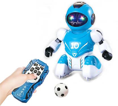 Magicwand Rechargeable Soccer Playing Programmable Dancing Robot for Kids with Lights