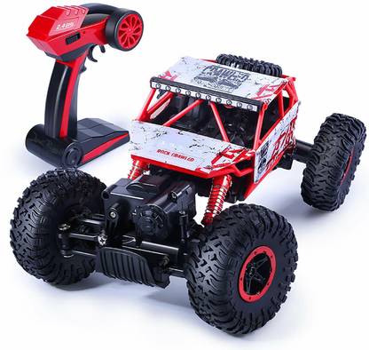 ADYANT ENTERPRISE Rock Crawler 4WD Rally R/C Car with Multi Function Like-Full Function Pro Steering/(Go Forward and Backward, Turn Left and Right) /Adjustable Front /Wheel Alignment/4 Wheel Drive/High Strength Shocker/Oversized Tires etc.