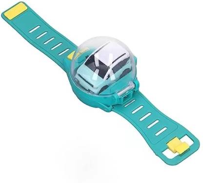 Bestie Toys Mini Remote Control Watch Car 2.4 GHz Cartoon Watch Car Toy (LIGTH GREEN)