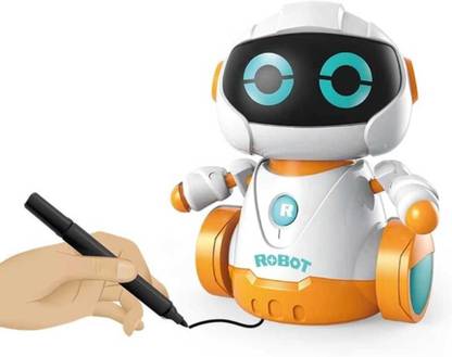 THELHARSATOYS Line Following Robot Toy for Kids Interactive Inductive Line Tracing Robot Toy