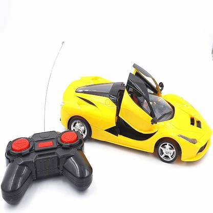 Bashajitoys Remote Control Super Car with Rechargeable Sports Racing Car & Working Light
