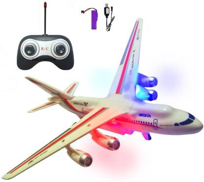 HALO NATION Remote Control Airbus 787 Boing RC Airplane Jet Aircraft Rechargable Battery