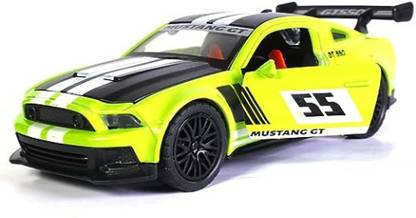 Storex Premium Die Cast Metal Mustang GT Sports Car - Realistic Push Back Doors