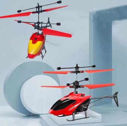 Ruthnitha Remote Control Flying Helicopter with Hand Gravity Sensor USB Charging