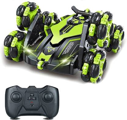 Toy DEKHO Ultimate Laser Stunt Drift Car for Kids 360° Rotating, LED Lights, 2.4G RC 3+ Yr
