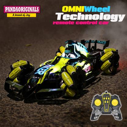 Pandaoriginals Racer Stunt Remote Controlled 360° Movable, Smoke Spray, speed:25km/h:2.4 Ghz