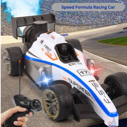 Kiddie Castle Sports F1 with Remote CAR with Smoke Spray Effect, Large Scale Sports CAR