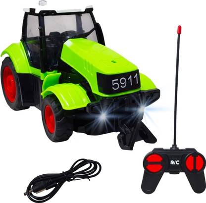 Ruhani Toys & Gift Gallery Remote Control Tractor for Kids, Truck with Light & Sound, 4 Function Car