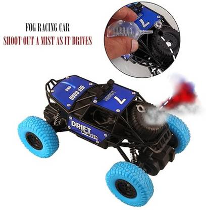 Intelligent Remote Controlled (IND*51) RC Monster Truck With Smoke (Blue)