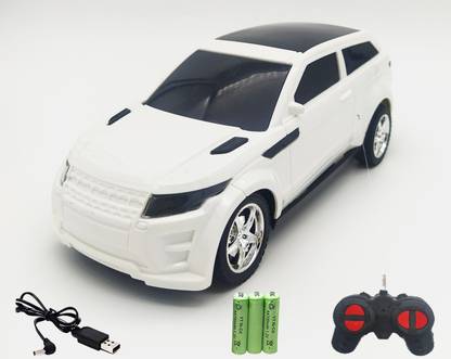 KIDDILY Remote Control Rechargeable Range Rover Toy Car with led Lights for Kids