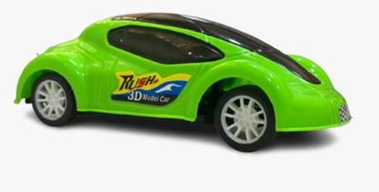 Gurtoy 3D Remote Model Car Rechargeable Hi Speed for kids (Green Color) 1 Pc