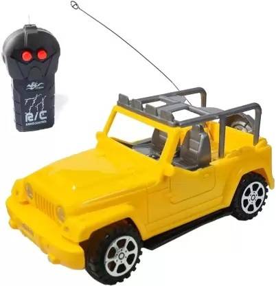 White Devil 2 Channel forward backward Movement Remote control Jeep Toy for kids