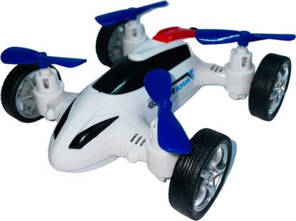 AR KIDS TOYS Friction Powered Kids Fly Car Toys - Inertia Four-axis , look like a drone