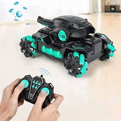 DROPANY Rc Crawler Tank Fight Big Shooting Water Bullets Remote Control Battle Stunt Car
