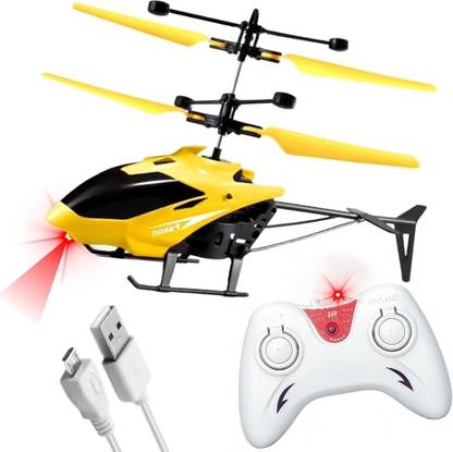 APJ enterprise Rc Helicopter Remote Control Toy for Kids Multicolor Only Go UP and Down