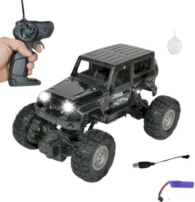 RA Products Remote Control Car for Kid Rechargeable Thar Smoke Car Water Mist High Speed 4*4