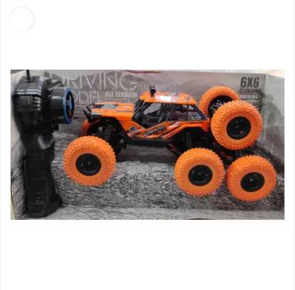 Intelligent Rock Car 4x4 With Remote Control & 8 wheel Drive Orange