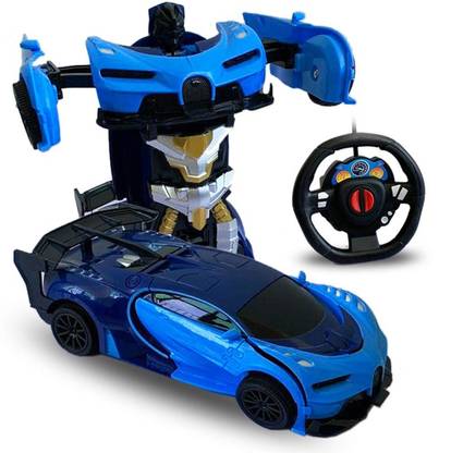 HALO NATION Remote Controlled Transforming Car Robot Deformation Robot Car 2channel RC Car