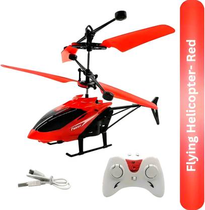 RavAry Remote Control Toy | Charging Helicopter with 3D Light & Safety Sensor