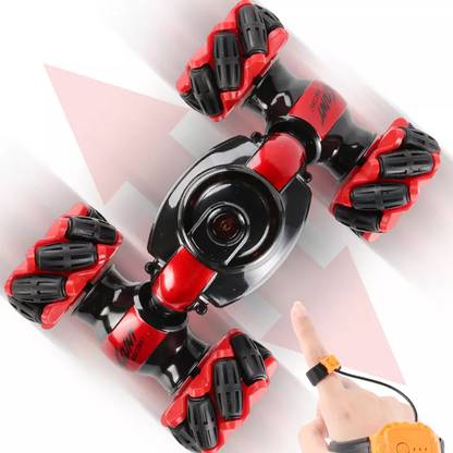 fizz Rc Stunt Car, 4WD 2.4GHz Remote Control Gesture Sensor Toy Double Sided Rotation