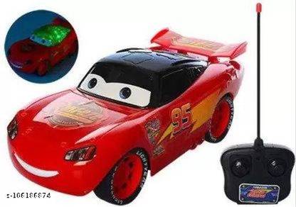 TeesTheDay Lightning 3D McQueen RC Car (M-49)