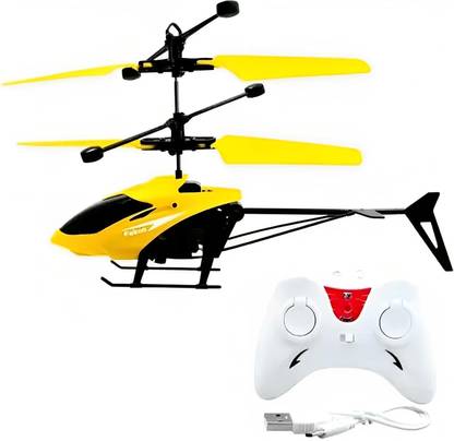 Ridhimani Exceed Remote Control & Hand Sensor Charging Helicopter Toy with Lights for Kids