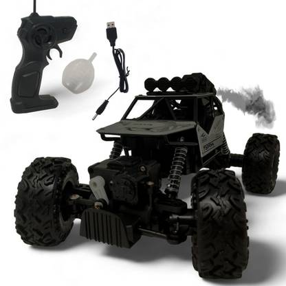Aavkar creation 4x4 Big Remote Control Rock Car With Fully Remote Control Car And Mist Smoke