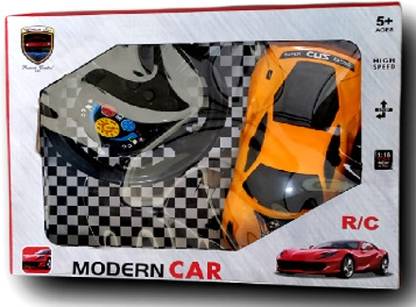 Kidsaholic 2 Way Fast Racing Car with Self Control Steering Wheel