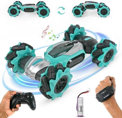 VikriDa Gesture Sensing RC Stunt Car Boys Toys 4WD, 2.4Ghz, 360° Rotating