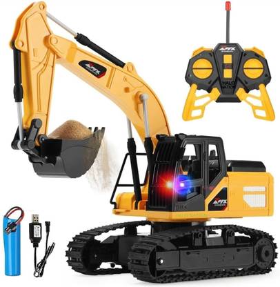 हेलो नेशन 6 Channel RC Excavator Rechargeable Truck With 360° Rotation & Moving Shovel