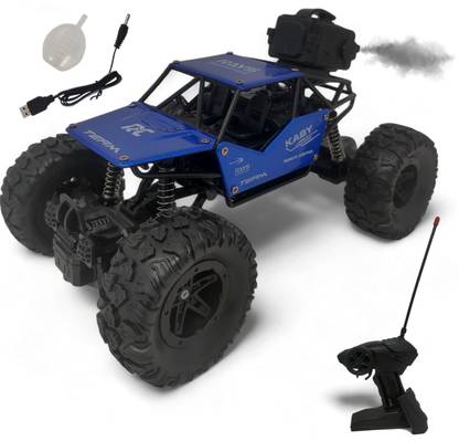 fizz Off Roader Rock Crawler Car Blue With Mist Smoke And Fully Remote control