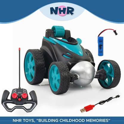NHR kids high speed rechargeable stunt car remote control toy for 3+ Years