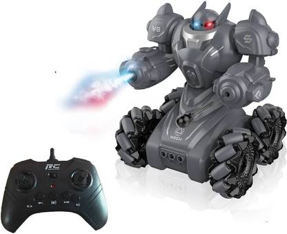 IndusBay Remote Control Robot Gesture Sensing Shooting Dance All Terrain Stunt Robot