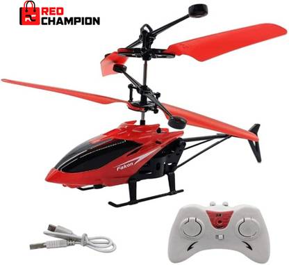 Red Champion Exceed Induction Flight Remote Control Charge Helicopter with 3D Light