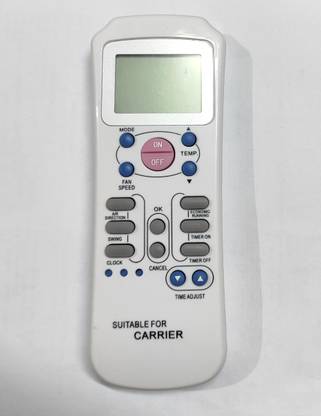 Harsh Enterprises Suitable for Carrier AC wih multi function mode Split AC Remote control with Battery Free Carrier Remote Controller